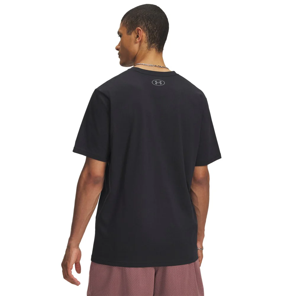 UA Triple Stack Left Chest Logo T-Shirt - Image 2