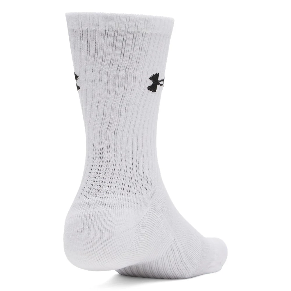 UA Performance Cotton 3-Pack Crew Socks - Image 3