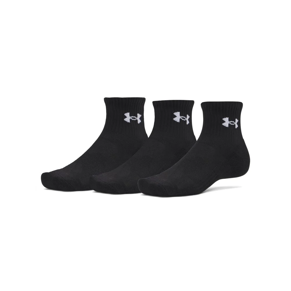 UA Performance Cotton 3-Pack Quarter Socks
