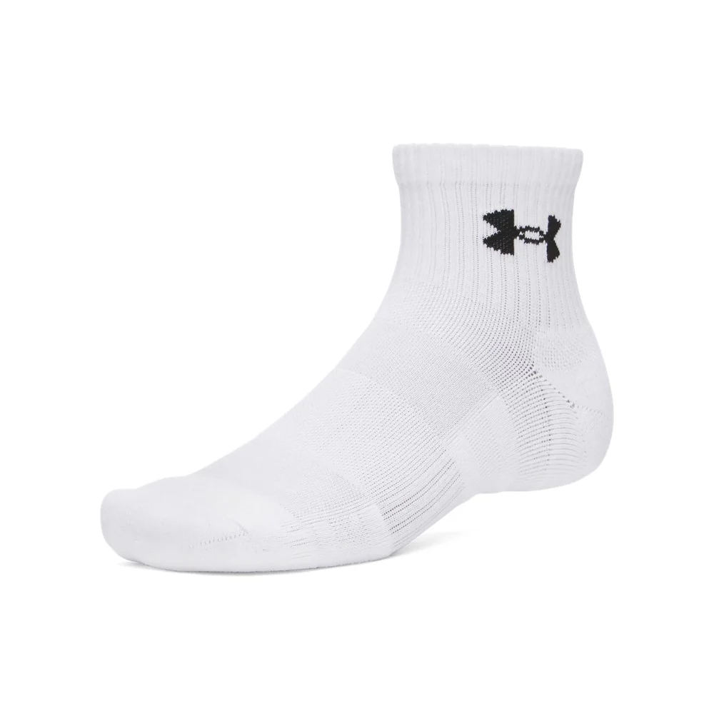 UA Performance Cotton 3-Pack Quarter Socks - Image 3