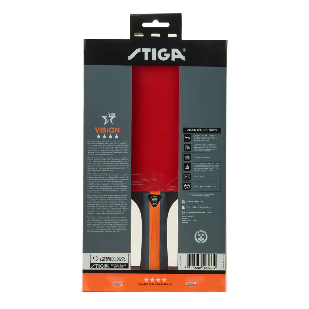Vision 4-star Table Tennis Bat - Image 3