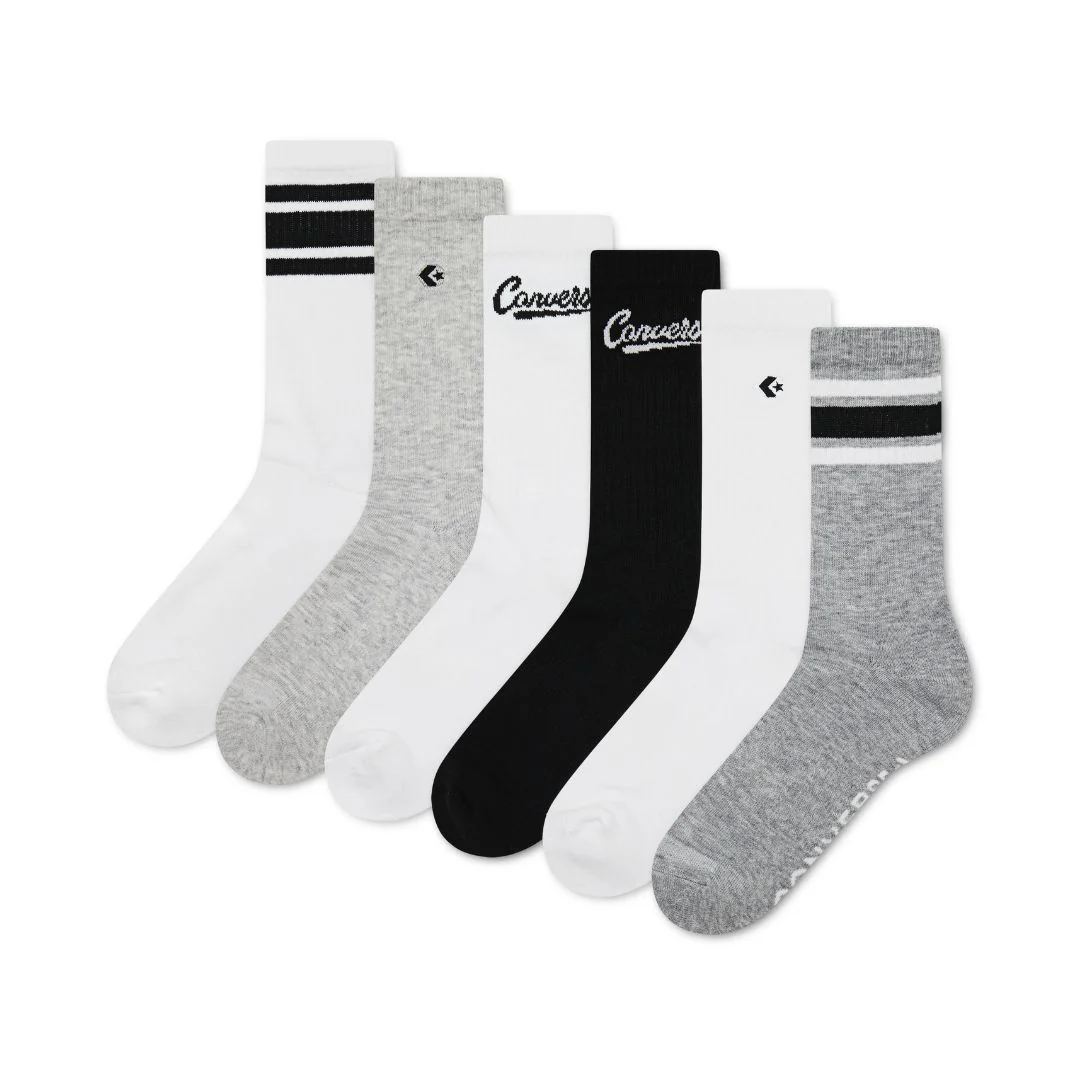 Six-Pack Crew-High Socks