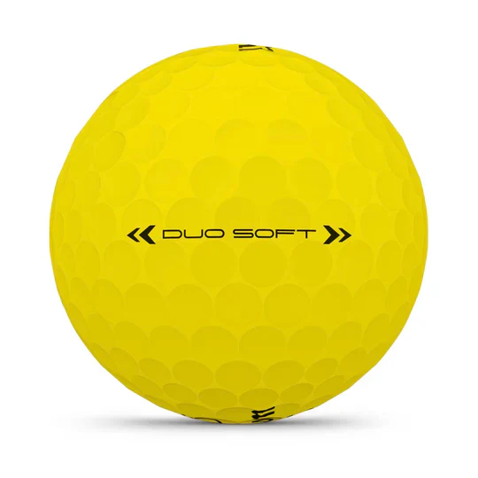 Duo Soft Golf Ball Yellow 12-Ball - Image 3