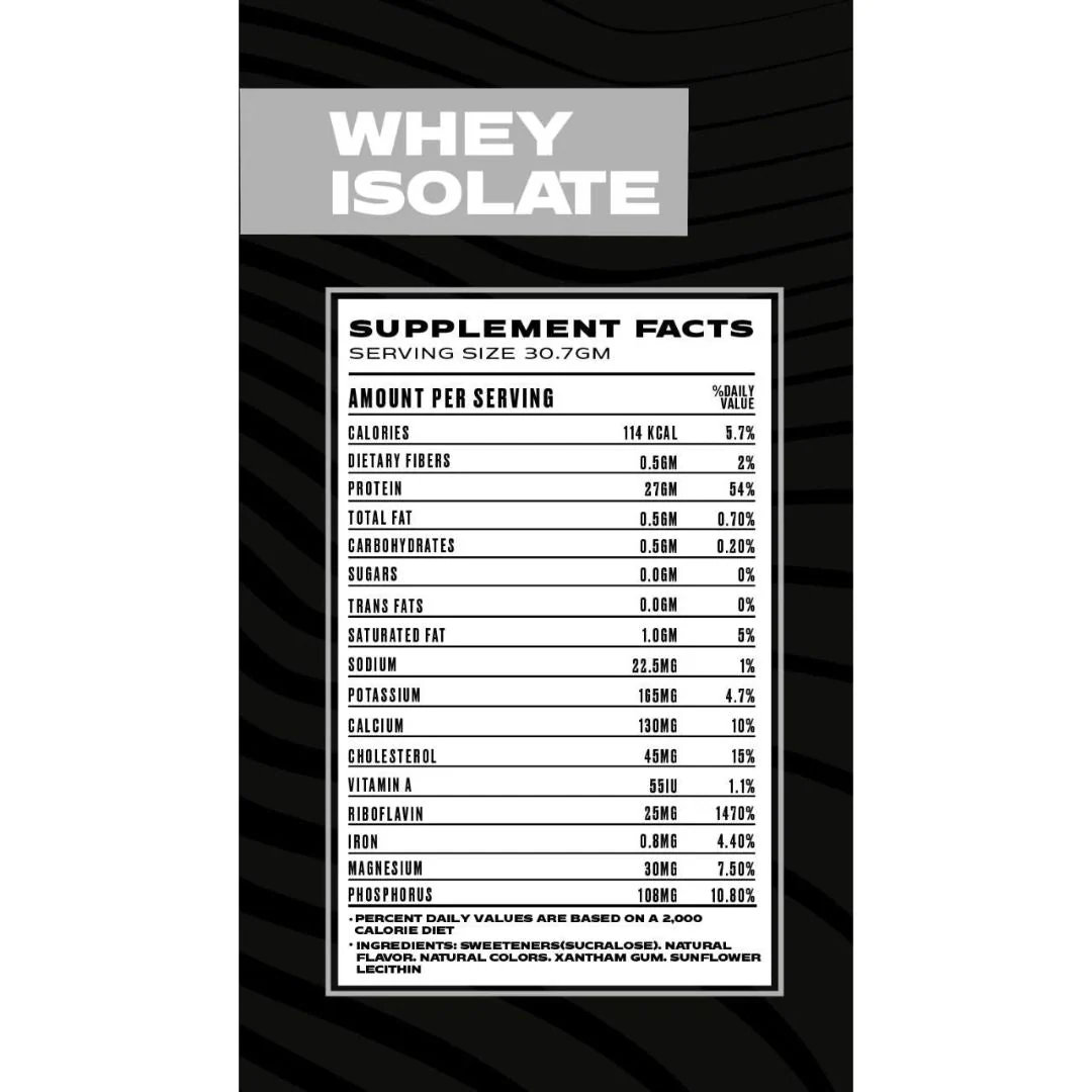 Iso Core - 1 Kilo Whey Protein Isolate - Image 2