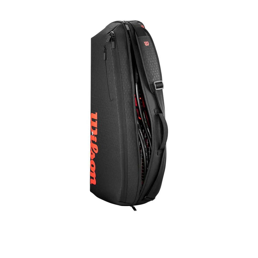 Clash V3 3Pk Racquet Bag Black/Infrared - Image 4