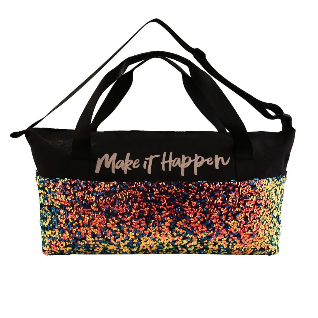 Duffle Sparkle glitter bag